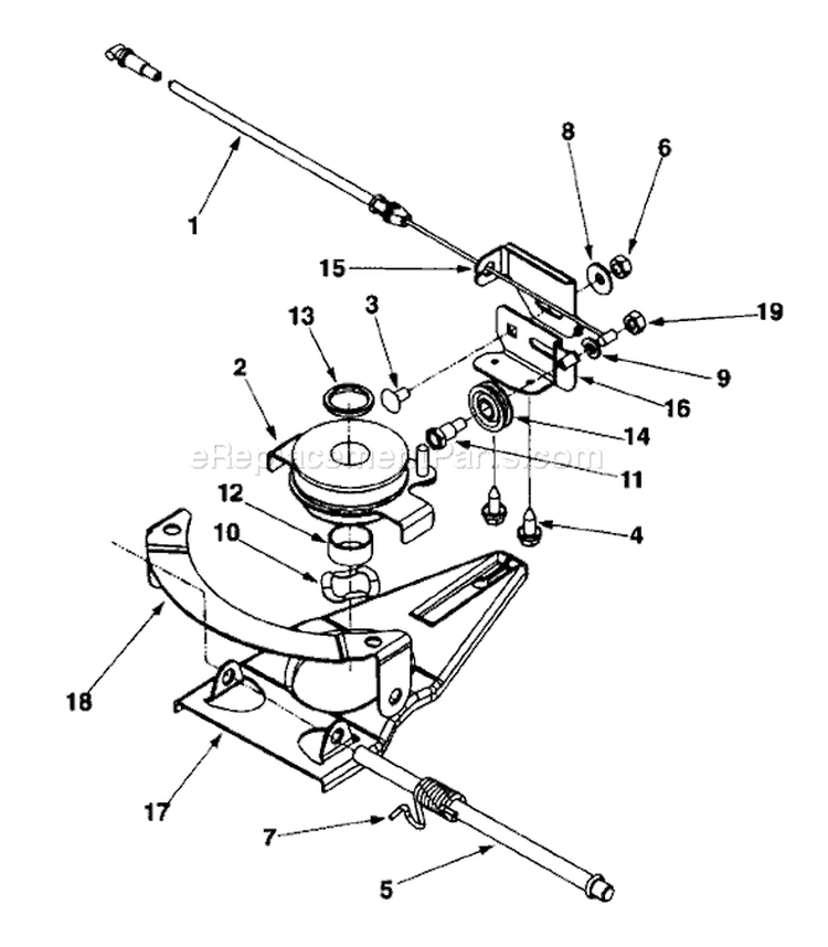 Page C Diagram and Parts List for 12A-979L062 2000 Yard Man Lawn Mower